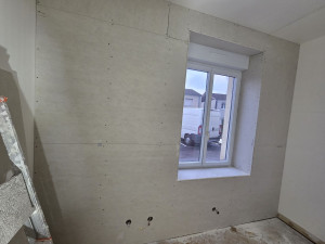 Photo de galerie - Creation d'un doublage en placo