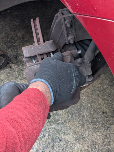 Photo de galerie - Changement disque freins 