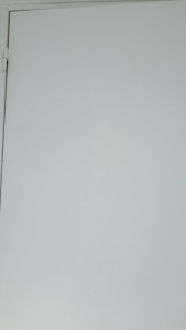 Photo de galerie - Fin de rebouchage et peinture remise