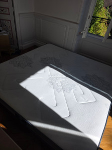 Photo de galerie - Désinfection à la vapeur et nettoyage
 Shampouineuse Professionnel (Karcher pro) pour remettre ce matelas comme neuf 