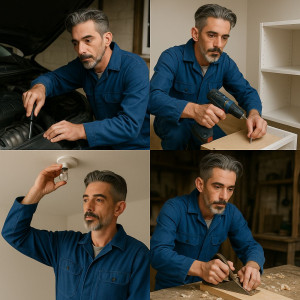 Photo de galerie - Réparation de machines, petite électricité, montage de meuble, fabrication diverse. 