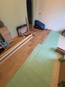 Photo de galerie - Pose de parquet - Revêtement de sol