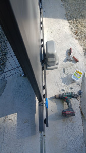 Photo de galerie - Pause de portails coulissant avec moteur 