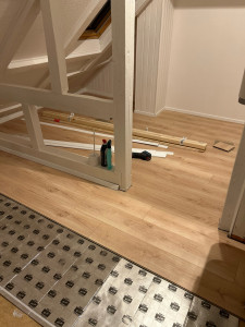 Photo de galerie - Pose de parquet stratifié 
