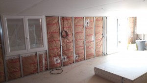 Photo réalisation - Plâtrerie - Murs - Plafonds - Hervé (HF-SERVICES) - Dissay : Prestation doublage des murs en placo plus isolant