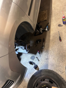 Photo de galerie - Remplacement plaquette et disque 