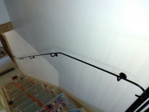 Photo de galerie - Fabrication et pose de main courante en rond de 12