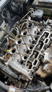 Photo de galerie - Nettoyage haut moteur et remplacement joint 