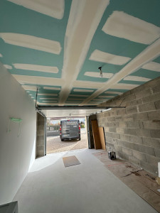 Photo de galerie - Isolation du plafond d’un garage 