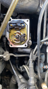 Photo de galerie - Réparation d’une fuite pompe à injection 