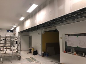 Photo de galerie - Joue placo en cours