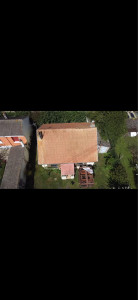 Photo de galerie - Photo avant après, nettoyage et traitement de toiture avec dalep 2100