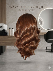 Photo de galerie - Brushing wavy sur perruque