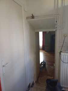Photo de galerie - Travaux buanderie  entrée 