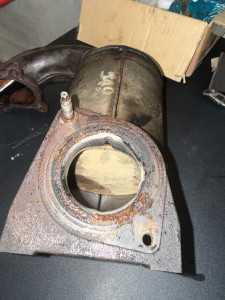 Photo de galerie - FAP précédemment encrassé et bouché voici le résultat après intervention. 