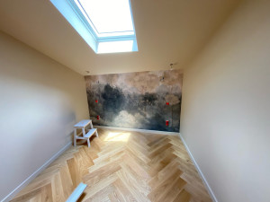 Photo de galerie - Peinture et tapisserie intérieure 