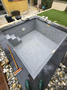 Photo de galerie - Nettoyage piscine plus vidage complet des filtre et remise en eaux plus nettoyage terrasse et jardin 