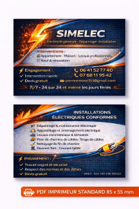 Photo de galerie - Carte professionnelle 