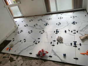 Photo de galerie - Pose des carrelages pour un appartement complet 