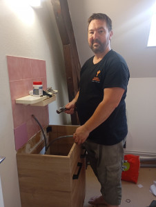 Photo de galerie - Changement de lavabo