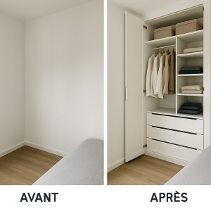 Photo de galerie - Avant après bricolage