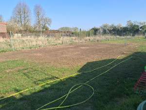 Photo de galerie - Préparation sol pelouse 