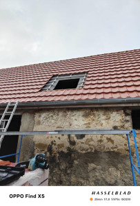 Photo de galerie - Pose velux .