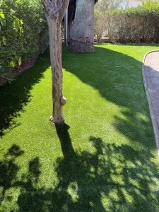 Photo de galerie - Pose gazon synthétique 