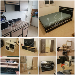 Photo de galerie - J'ai monté une cuisine avec tous ses éléments, assemblé un lit avec son cadre, ainsi qu'un meuble TV et d'autres meubles dans toute la maison.