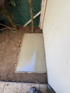 Photo de galerie - Création d’une dalle béton