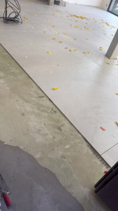 Photo de galerie - Pose de carrelage ou sol 160/160 