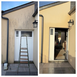 Photo de galerie - Nettoyage façade 