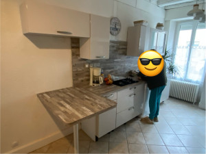 Photo de galerie - Installation éléments de cuisine