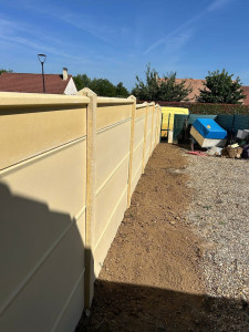 Photo de galerie - Pose de clôture dans l’Eure