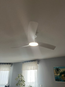 Photo de galerie - Installation ventilateur de plafond 