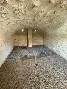 Photo de galerie - Rénovation de cave, pose pavé de grés, nidagravelle 