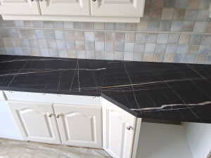 Photo de galerie - Changement de plan de travail (sur mesure)