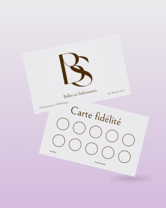 Photo de galerie - Carte de fidélité 
