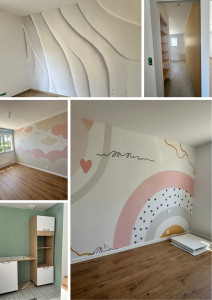 Photo de galerie - Un beau mélange de modernité, de créativité et de finesse pour transformer chaque espace en lieu de vie chaleureux et personnalisé.  ? Chantier réalisé avec passion – chaque détail compte !