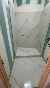 Photo de galerie - Réalisation d’une douche italienne