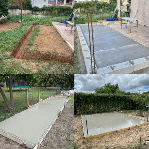 Photo de galerie - Coulage de dalle bèton