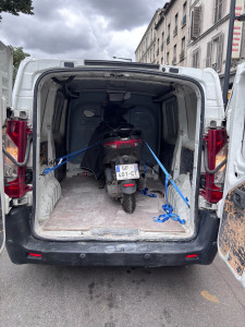 Photo de galerie - Transport de motos spécialisées.