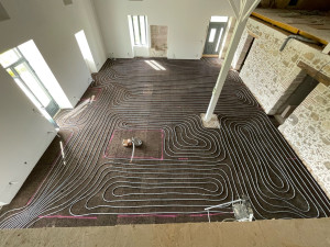 Photo de galerie - Plancher chauffant complet 