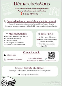 Photo de galerie - Assistante administrative indépendante 