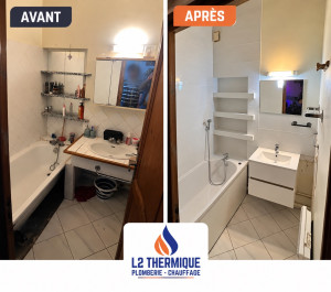 Photo de galerie - Rénovation salle de bain 