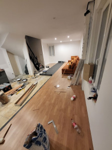 Photo de galerie - Pose de parquet - Revêtement de sol