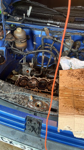 Photo de galerie - Resto d’une peugeot 205 moteur 1.1tu pas démarré pendant 5ans 