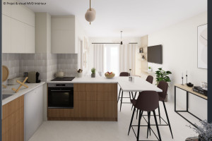 Photo de galerie - Création de visuels pour la vente d'un appartement