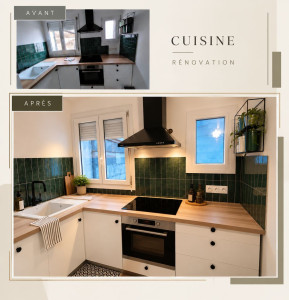 Photo de galerie - Cuisine avant-aprés