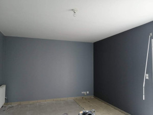 Photo de galerie - Murs de couleur, gris foncé, gris clair 